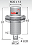 ECS1-3015P-ARU4-PTFE DIMENSIONS